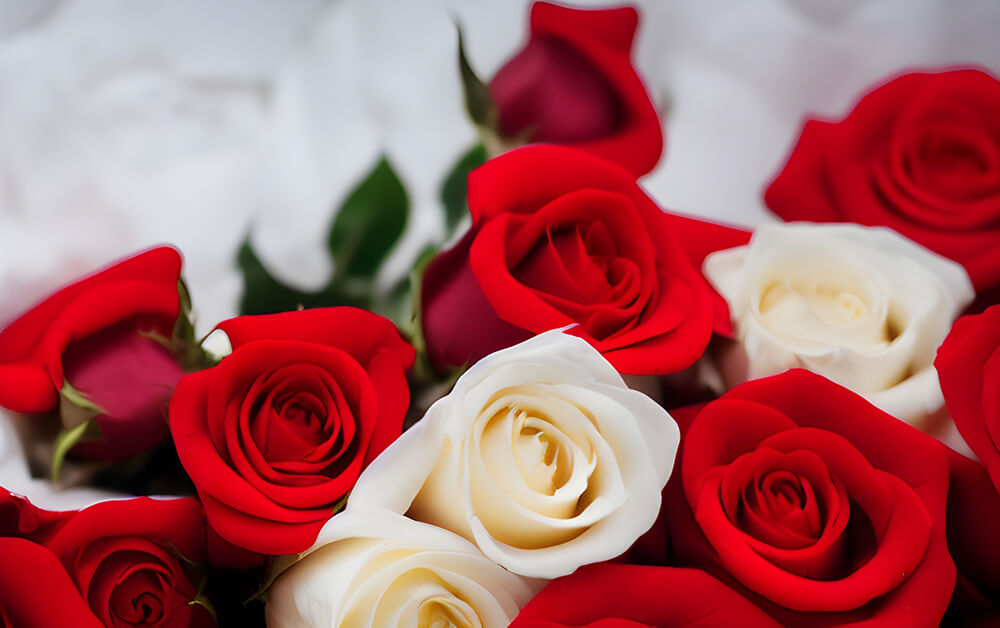【恋愛心理テスト一問一答】Q10.白と赤のバラは何本ずつ？