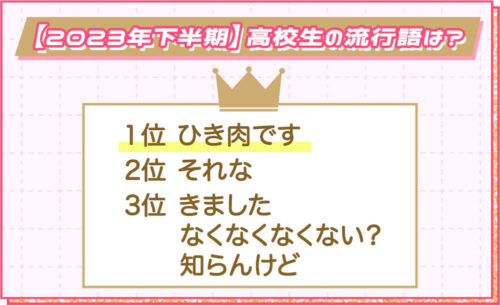【2023年最新トレンド】高校生の間で今流行ってるものランキング！流行語・曲・アニメなど