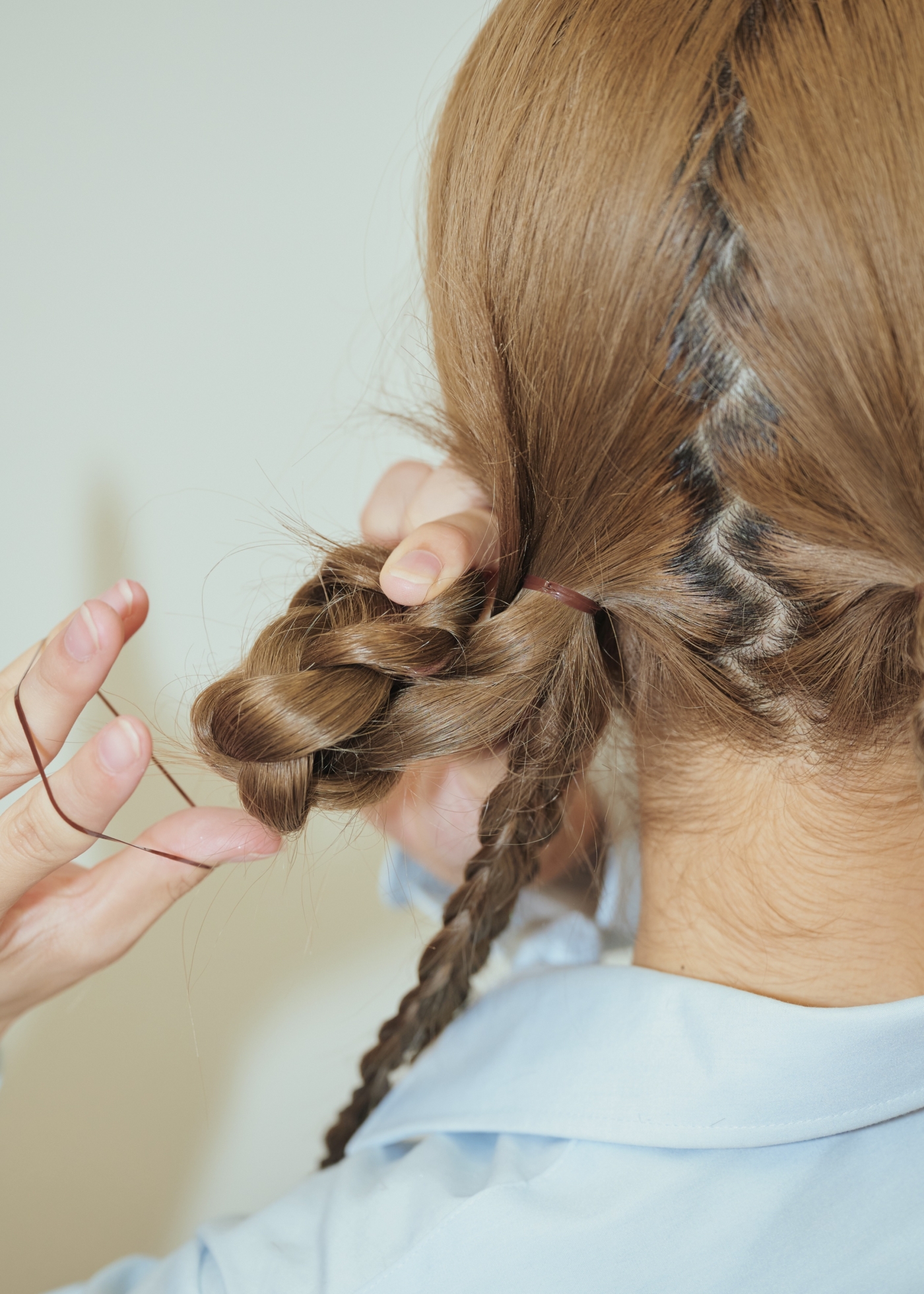 ネコ耳カチューシャ×チビ三つ編みヘアアレ-3