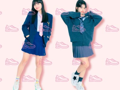 「＃デコスニ」が制服にもマッチ♩ Popteen×ドン・キホーテコラボの厚底スニーカを自由にアレンジ♡