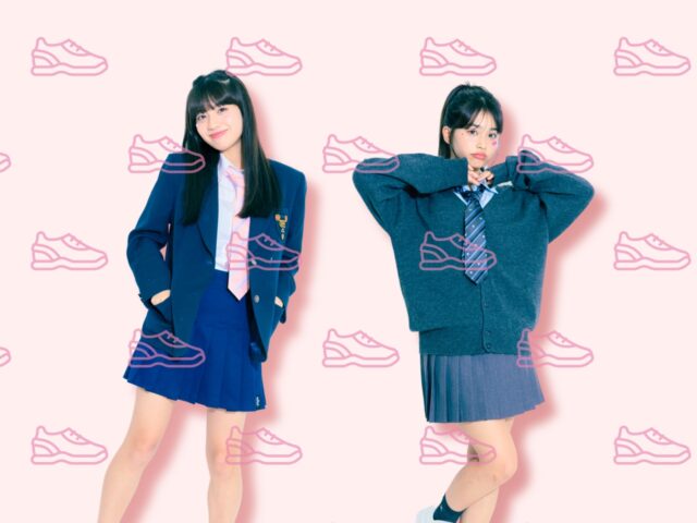 「＃デコスニ」が制服にもマッチ♩ Popteen×ドン・キホーテコラボの厚底スニーカを自由にアレンジ♡