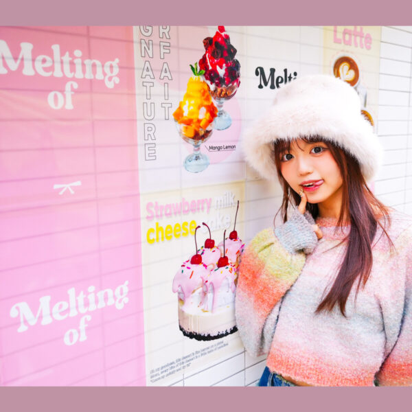 ヨンナムドンで映えカフェツアー♩まるでお菓子の国「Melting of」でリボンクロワッサンを♡