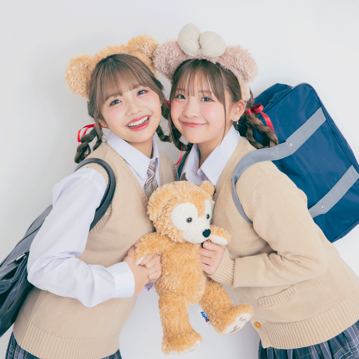 ダッフィー×ニコイチ☆ディズニーヘアアレ