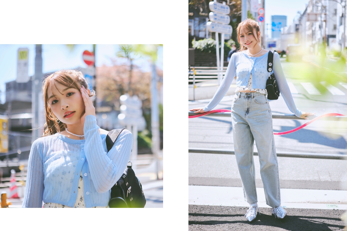 みんな大好きなデニムにソーダブルーでシュワっと♡-2