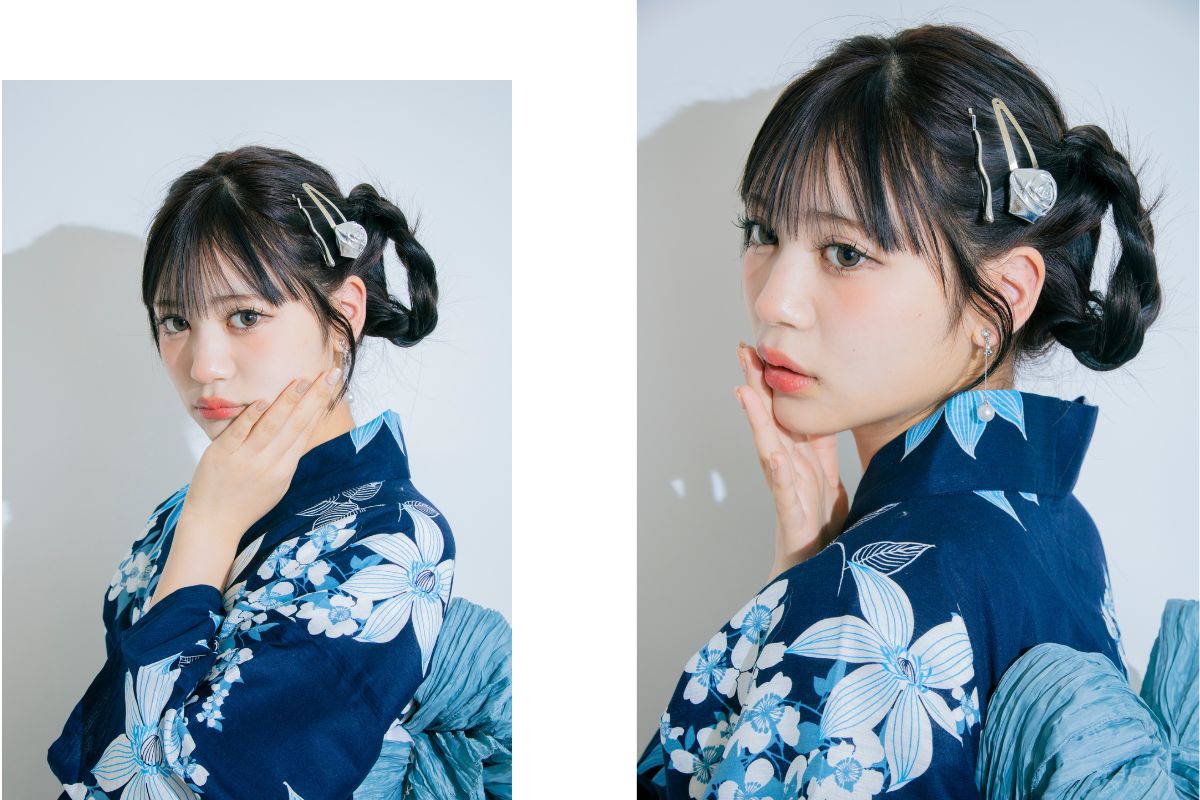 チャイナ風×もちゅのわっかヘアアレンジ♩