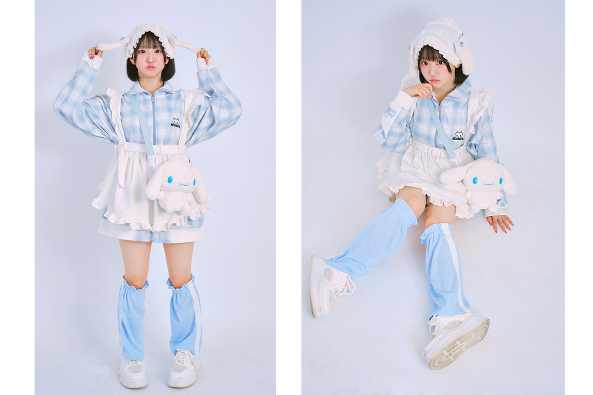 シナモン×ジャージメイドでエンジェルコア♩