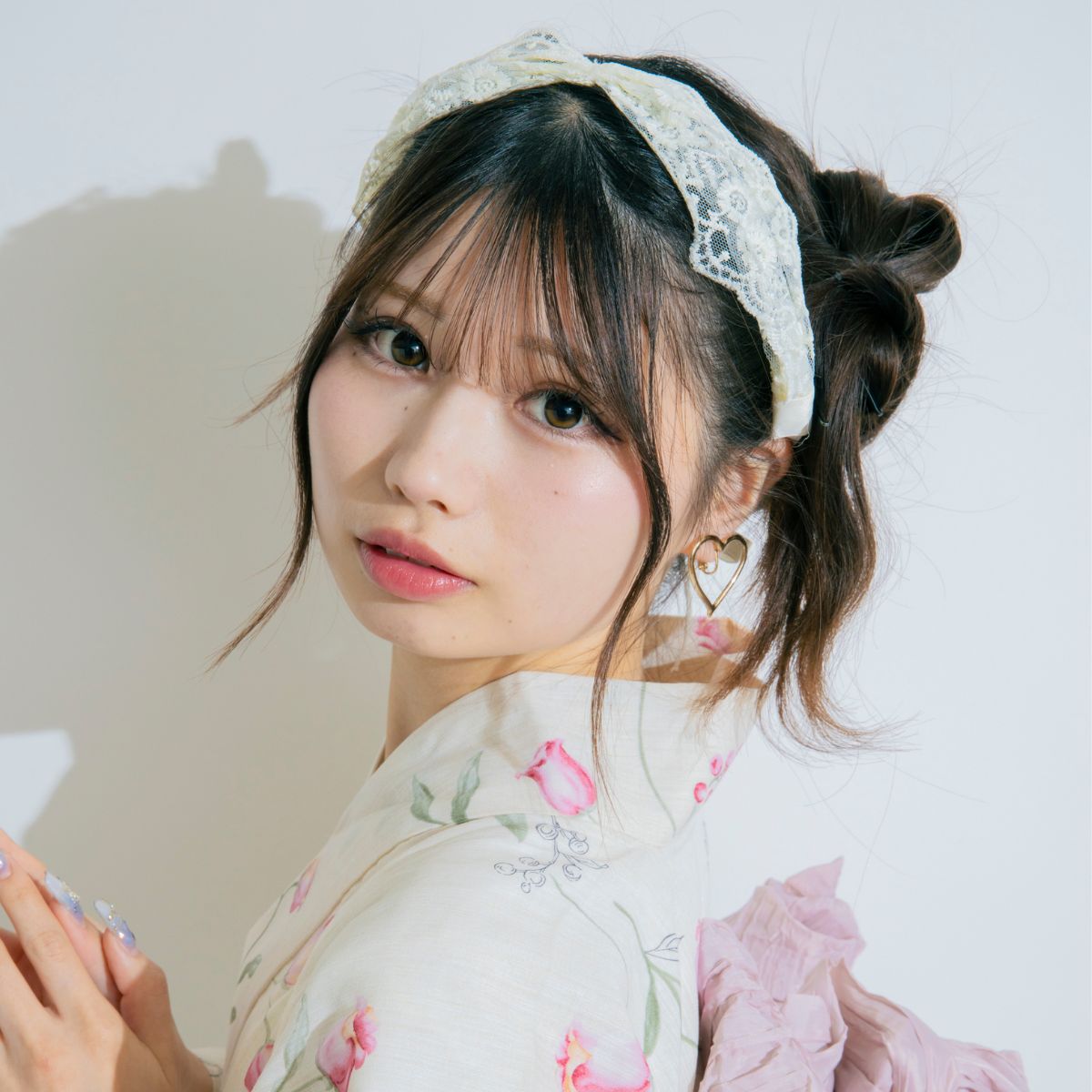 ツインお団子×みあにゃの小顔見えガーリーヘア