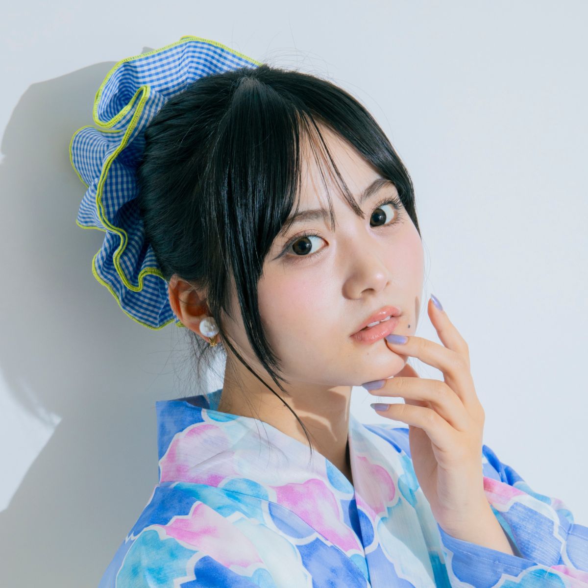 ビッグシュシュ×めあちの爽やかお団子ヘア♡