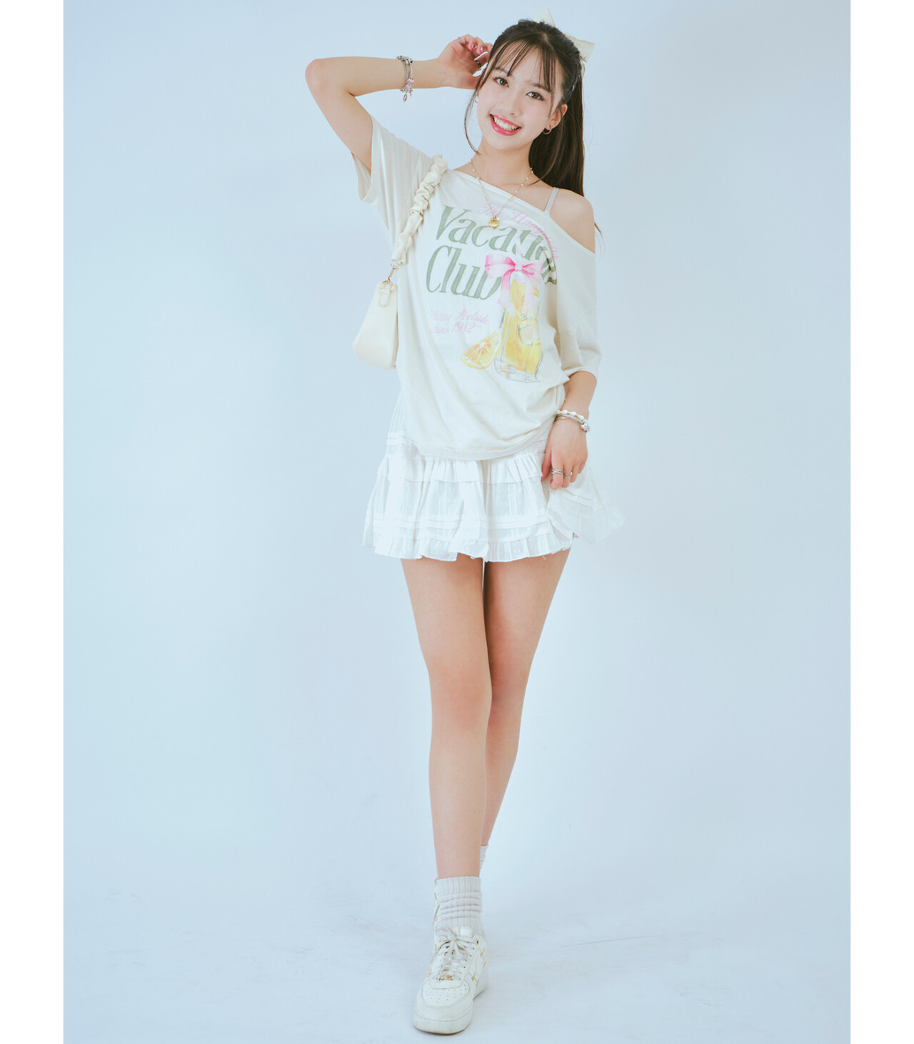 高身長はいかしつつ女のコらしく華奢見えさせる♡