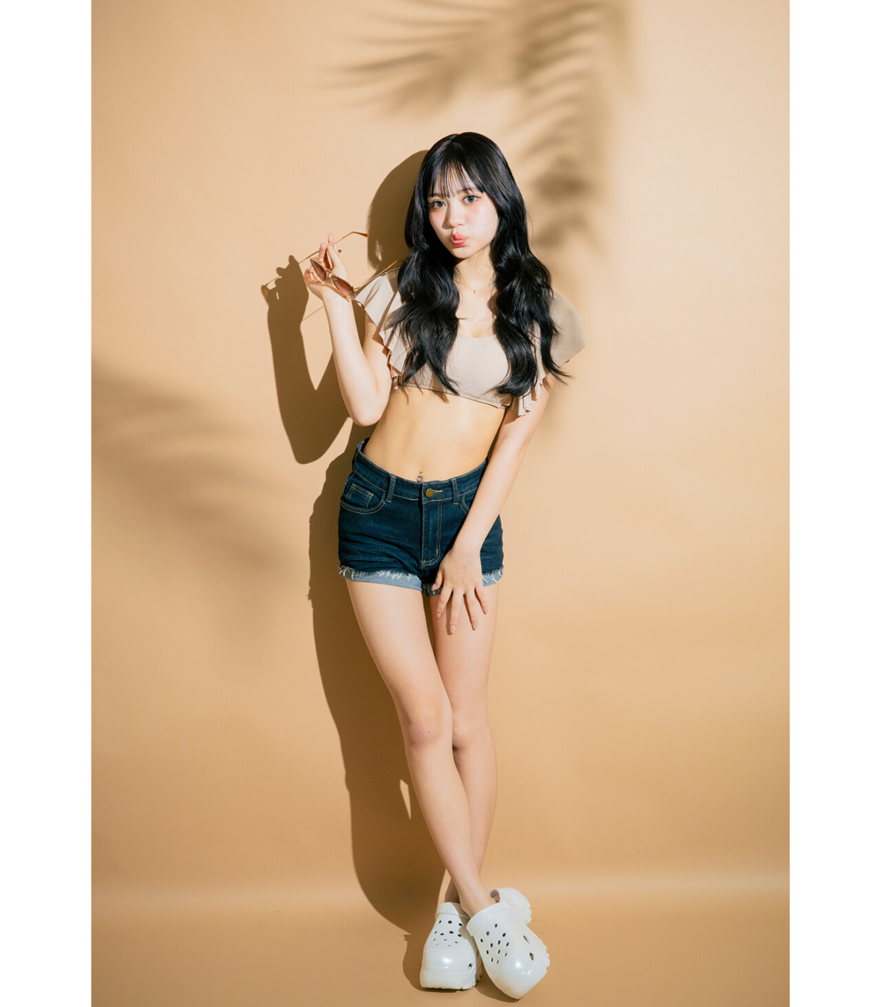 ぎゃると夏は好相性♡
ベージュカラーで大人カワイく