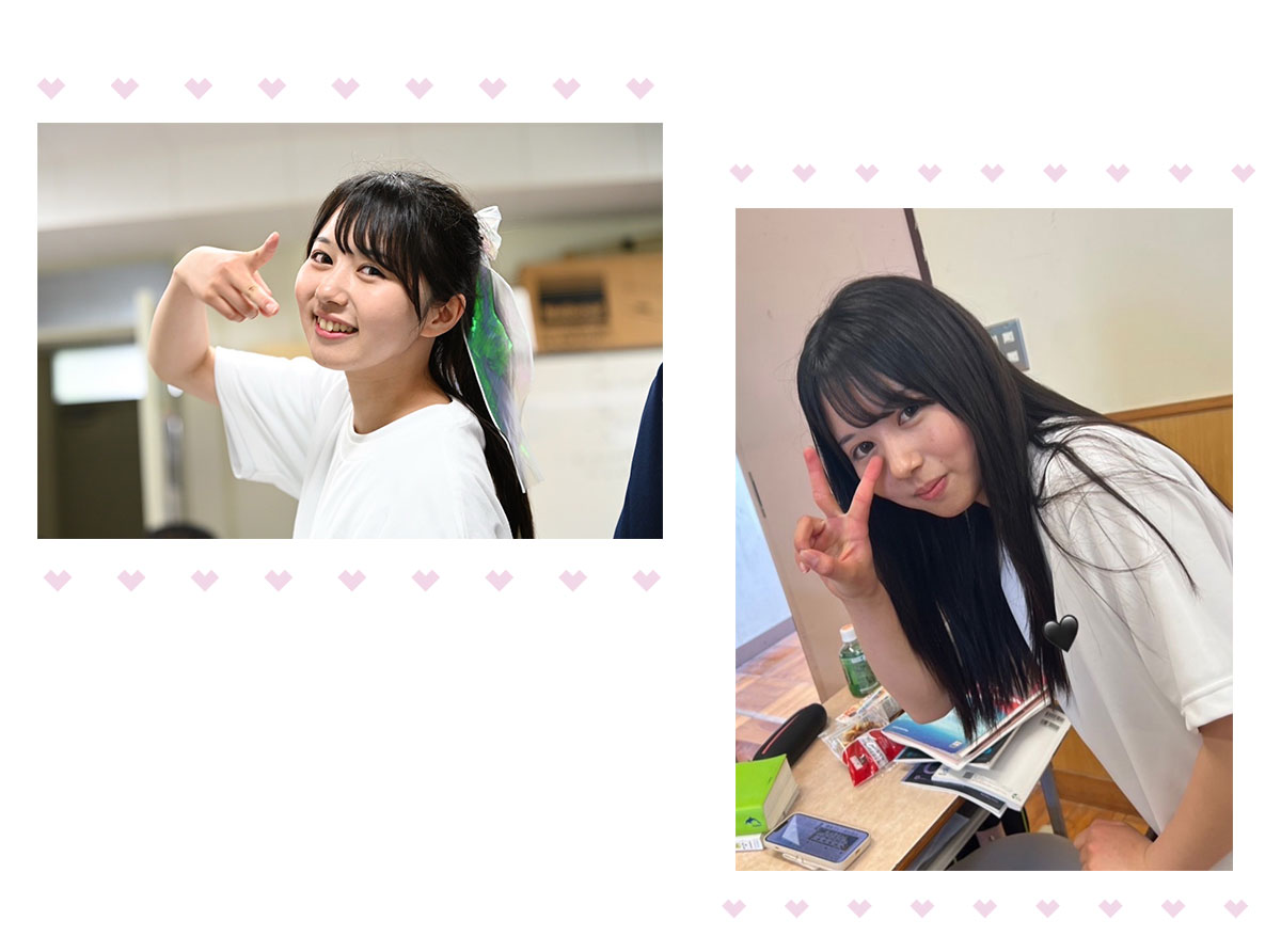 スクールライフの様子を見せてー！