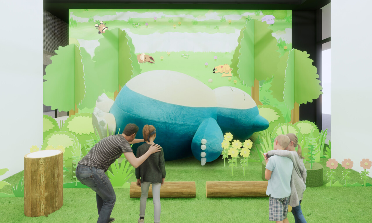 『Pokémon Sleep』2周年記念イベント☆渋谷にポケモンの寝顔が出現！？