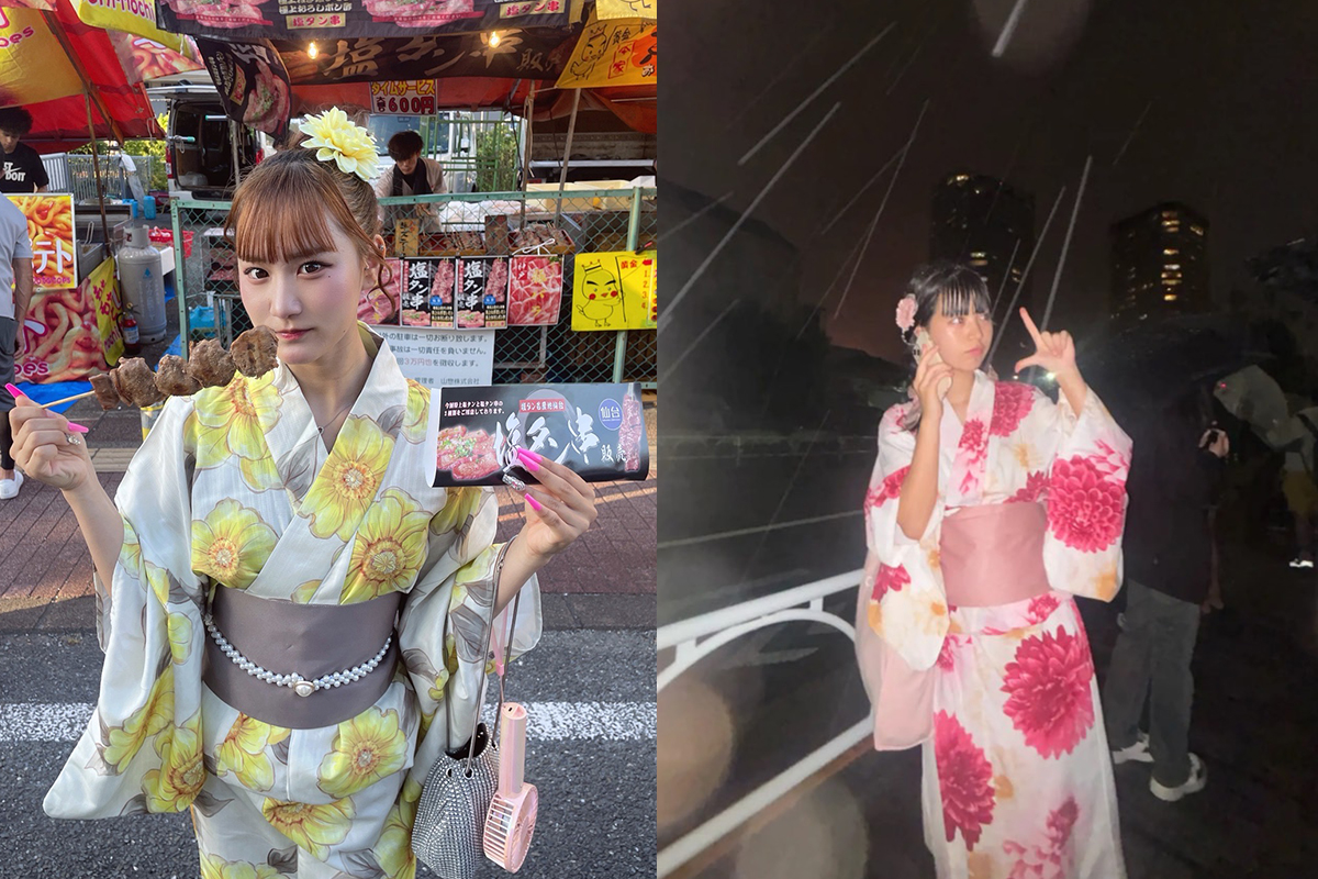 【花柄】は浴衣の鉄板！