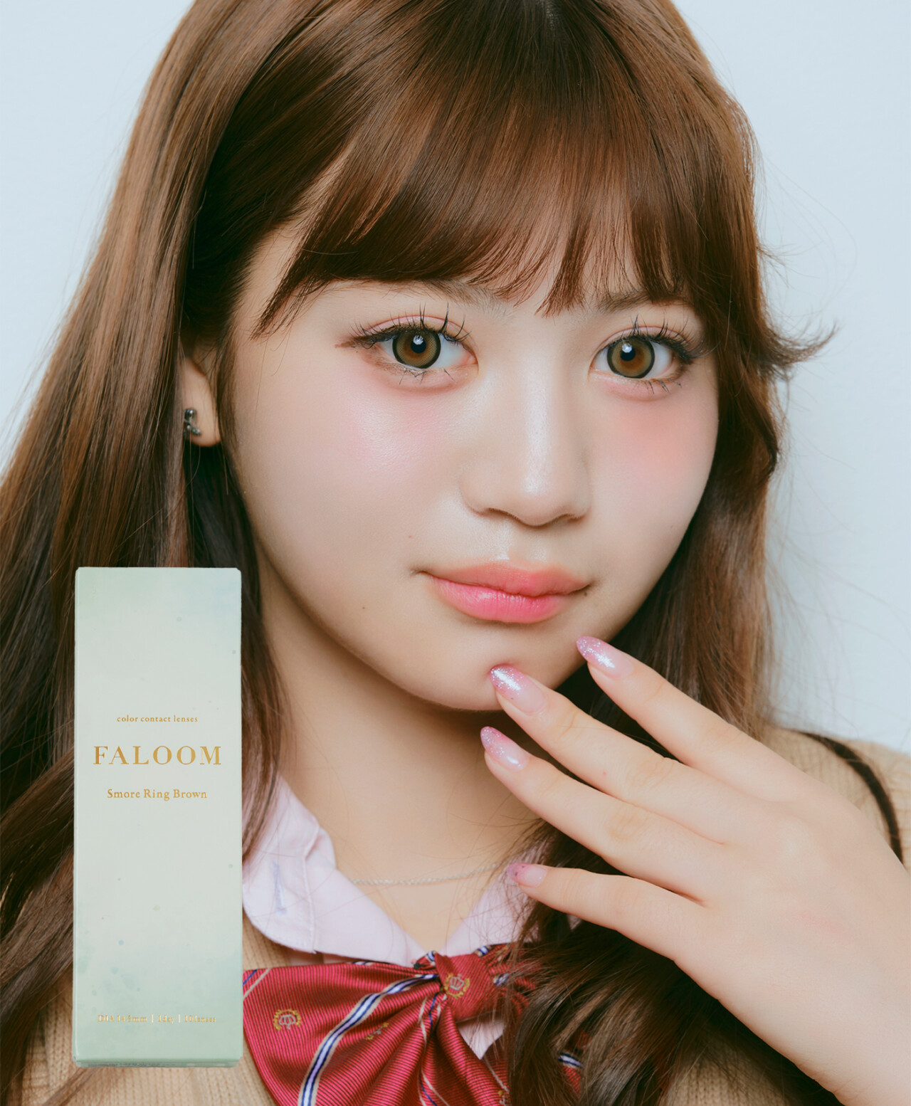 ③ハーフっぽ♡瞳を大きくみせてドーリーEYEに