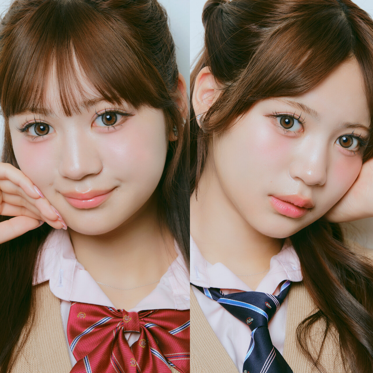 校則すり抜け？or 制服似合わせ？人気のカラコンつけ比べ♡《もちゅ編》
