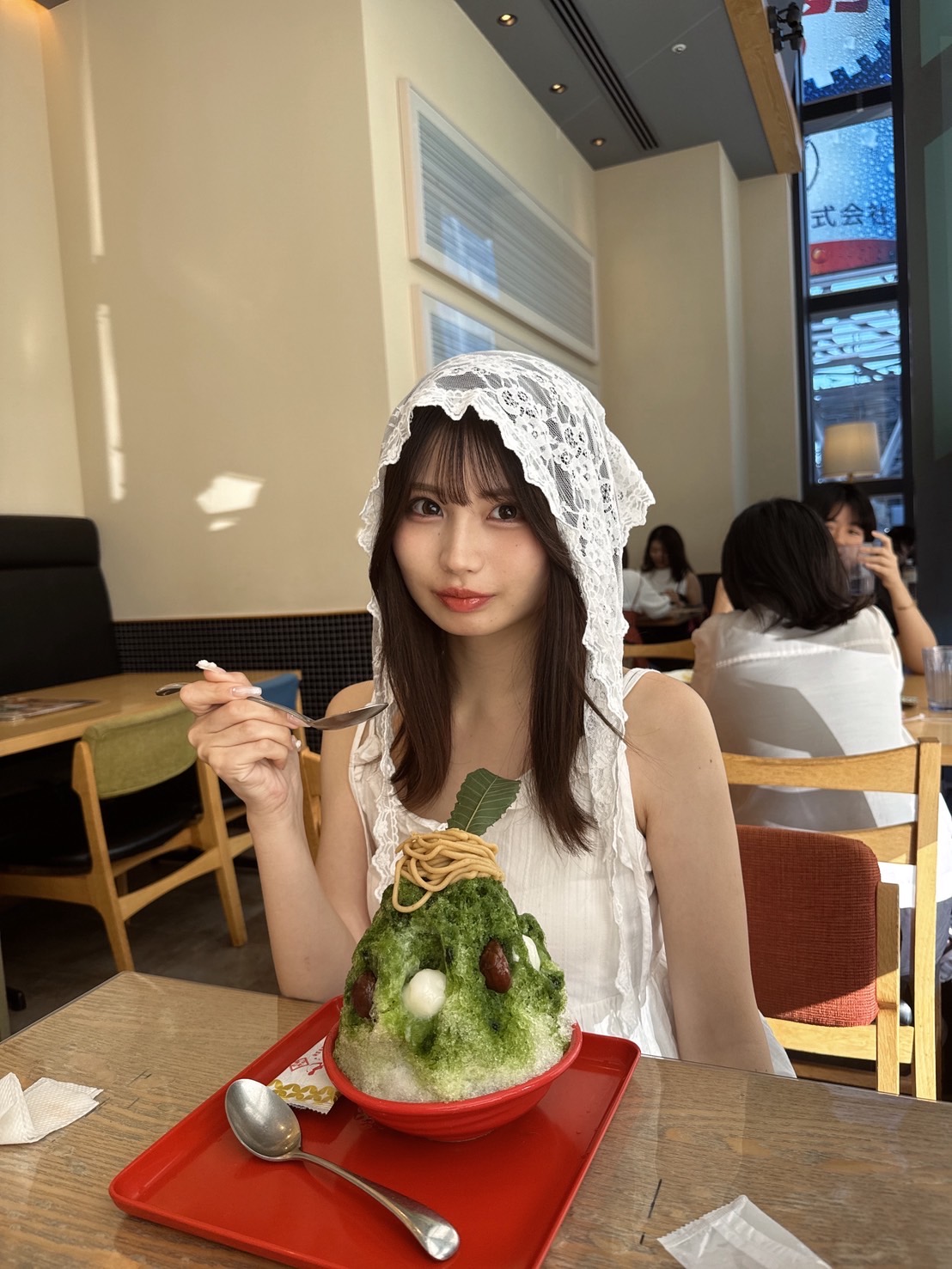 みあにゃ×冷やしきゅうり＆かき氷