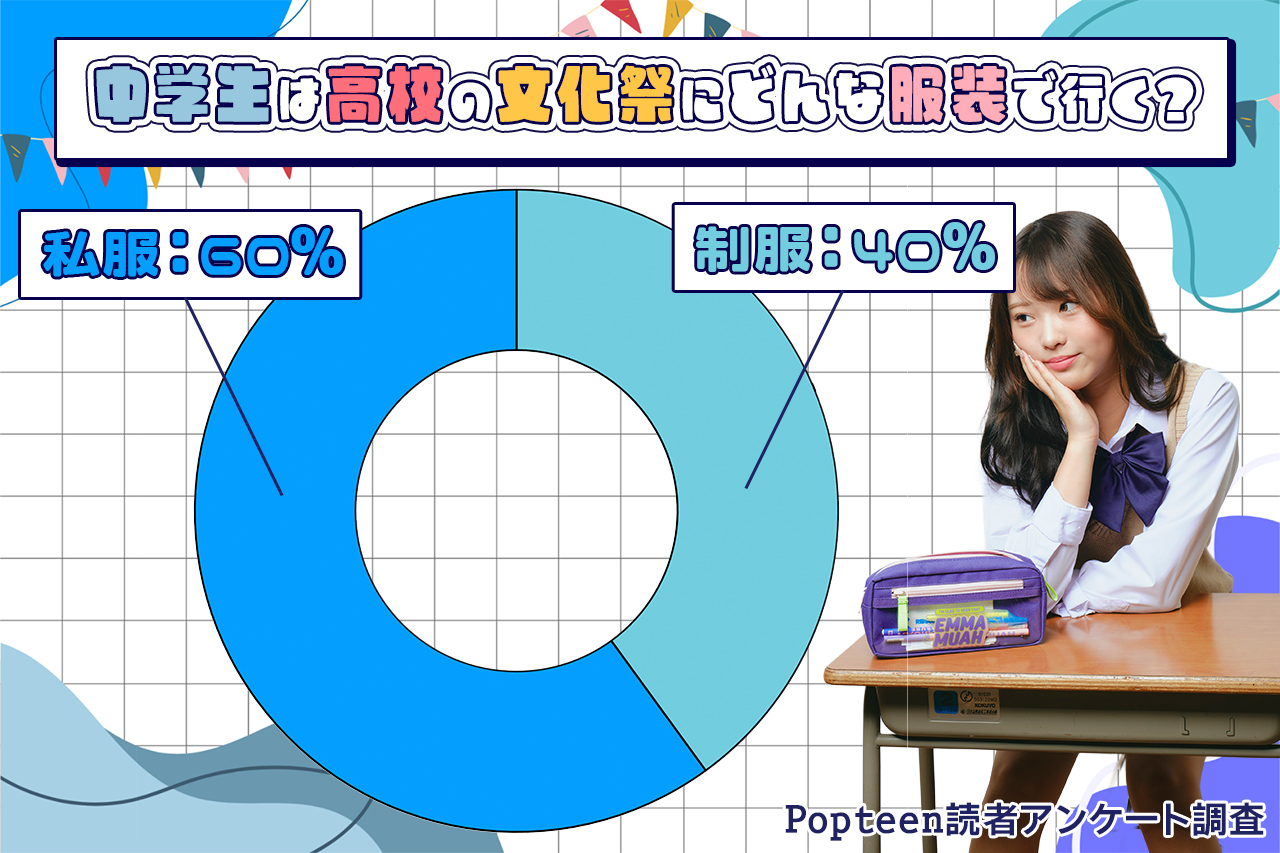 中学生が高校の文化祭に行くときの服装は？