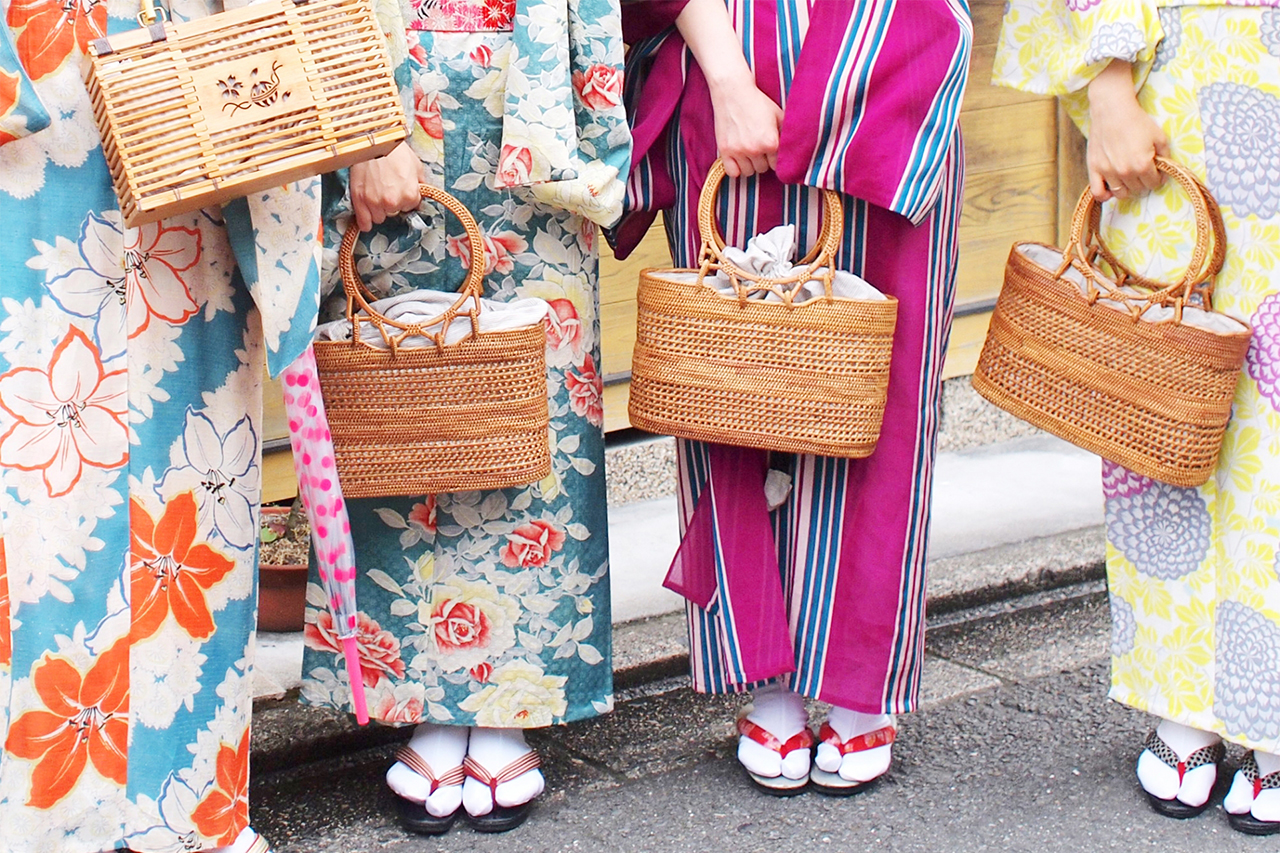 浴衣に合わせるのを避けたほうがいいバッグは？