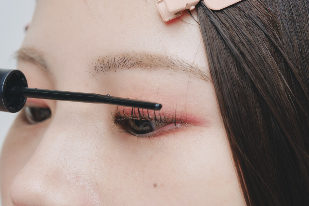 まつ毛マスカラは3度塗り！