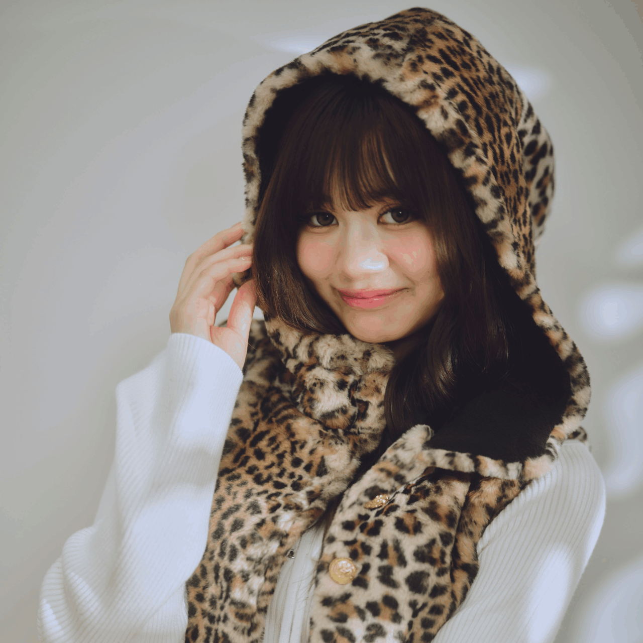 ギャルのふわもこは「ヒョウ柄アイテム」