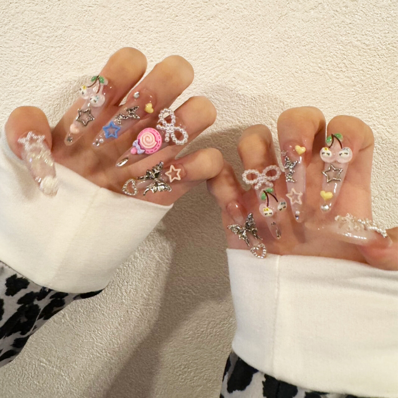 ごてごて最高♡存在感抜群のパーツネイル