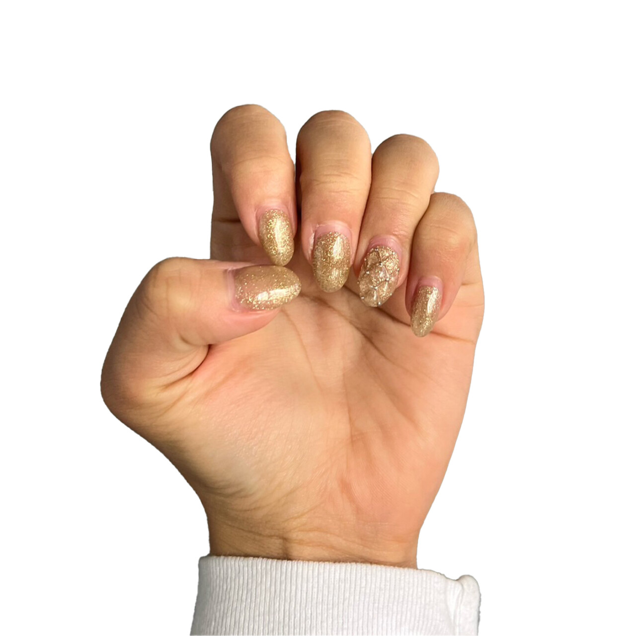 ホリデー感にときめく♡ラメネイル