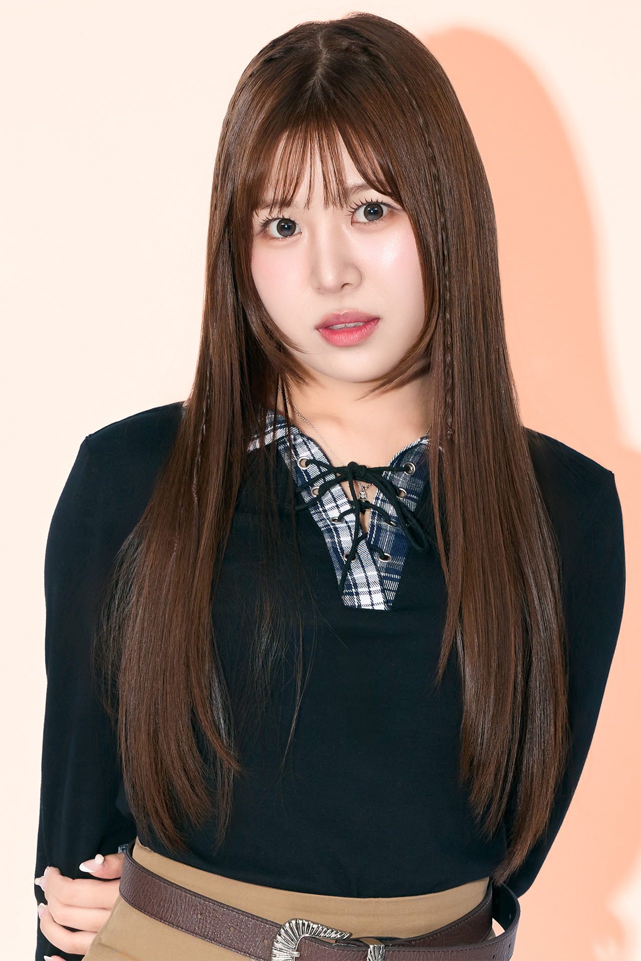 YUNA×ナチュラル&キュートな細三つ編みミックス