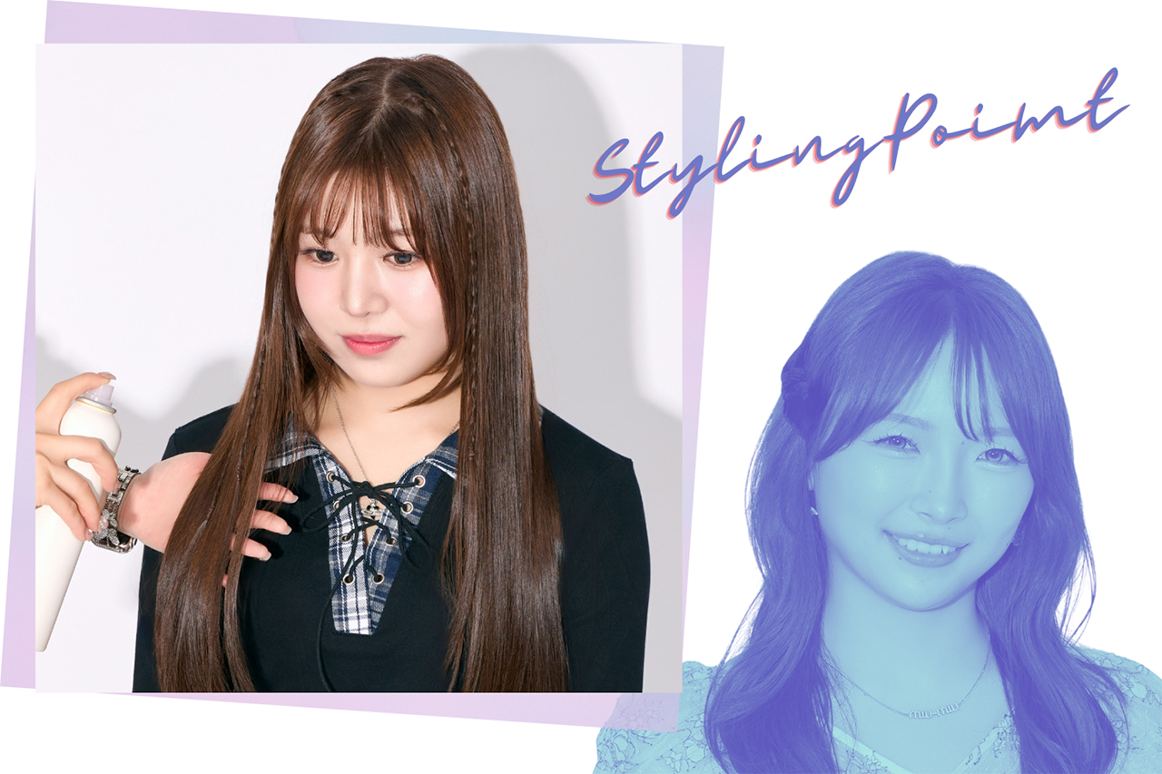 YUNA×ナチュラル＆キュートな細三つ編みミックス-2