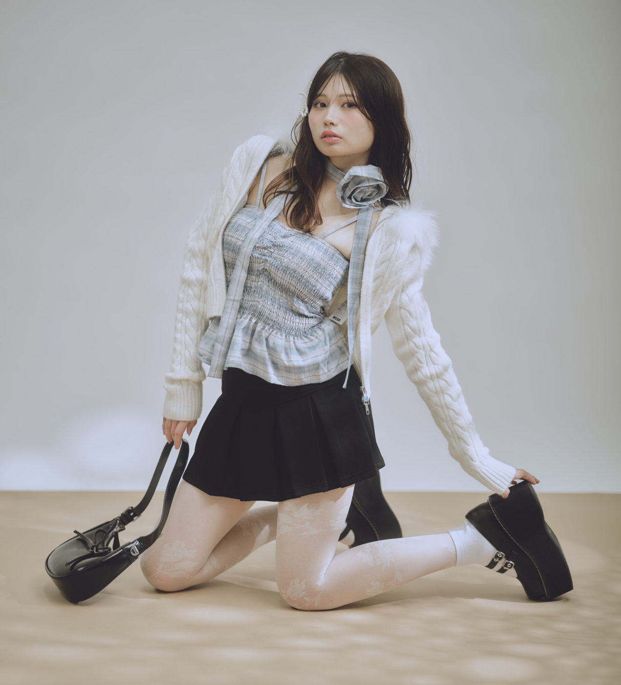 ガーリーのふわもこは『白ファー』で♡-2