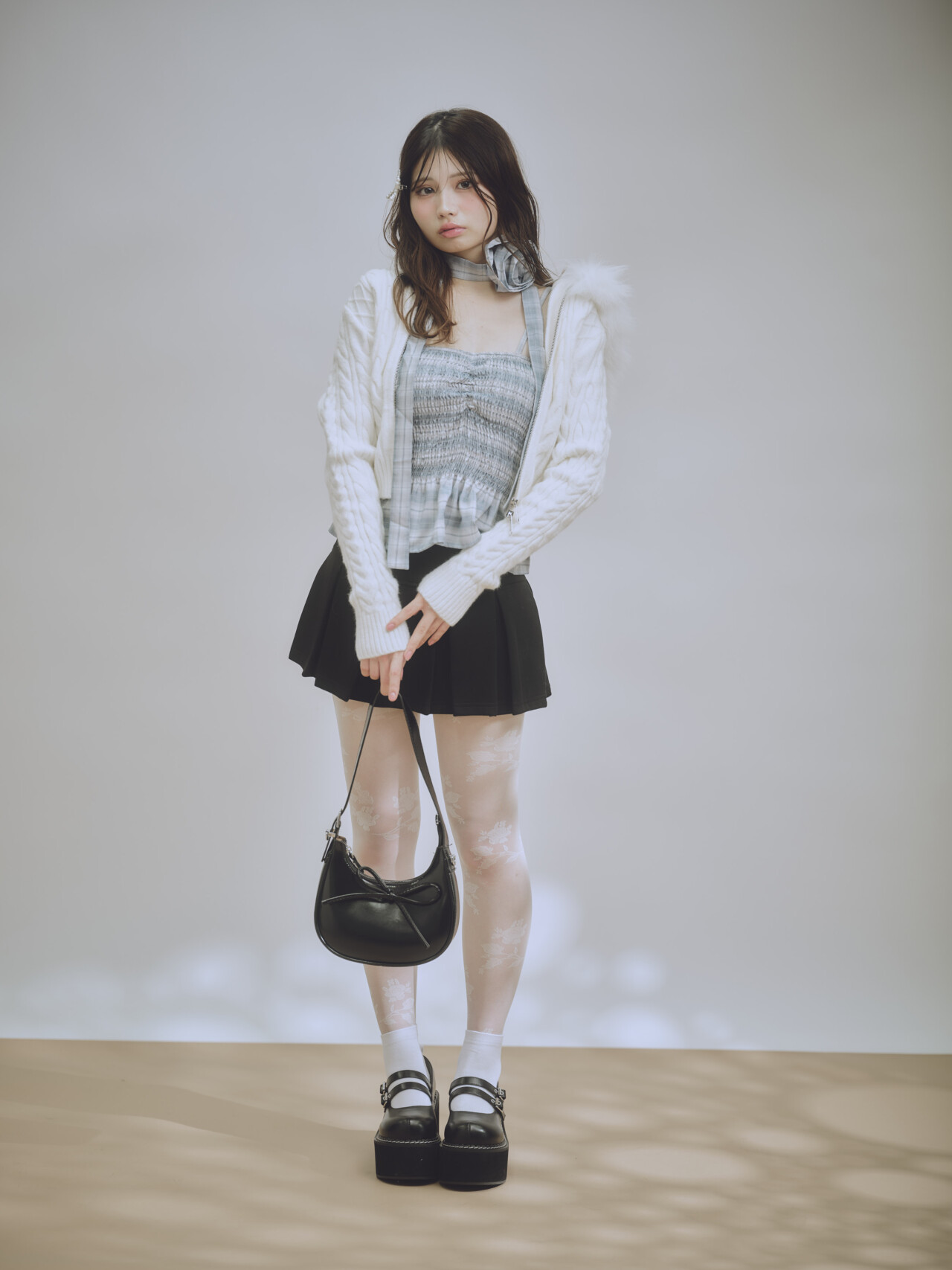 ガーリーのふわもこは『白ファー』で♡