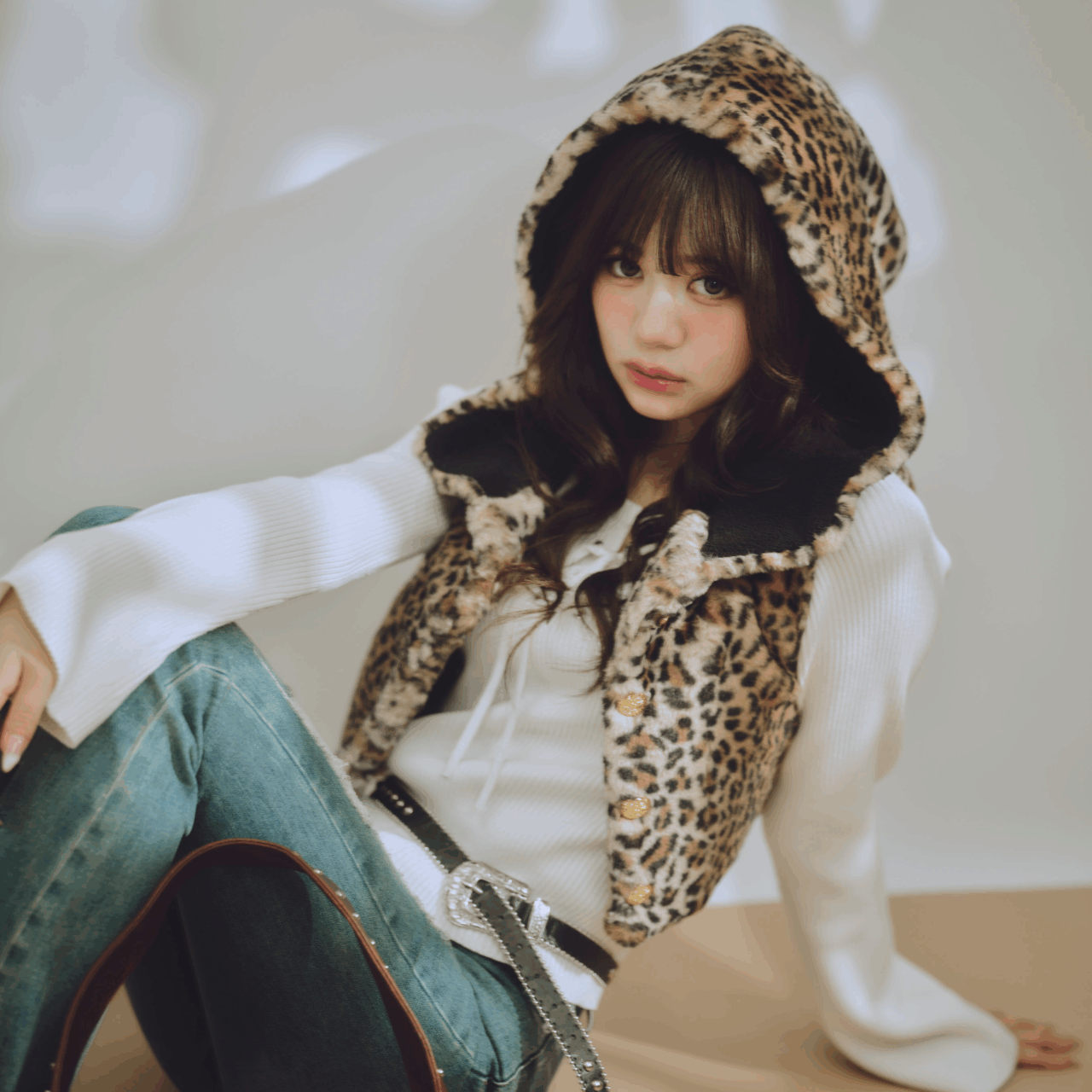 ギャルのふわもこは「ヒョウ柄アイテム」-4