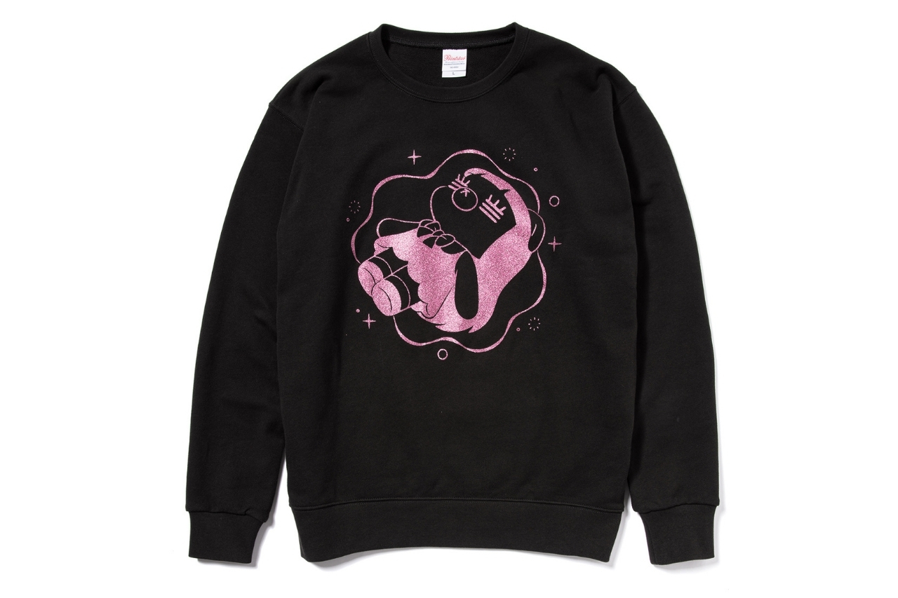 コレサワ BLACK COLLECTION by ZOZOTOWN れ子ちゃんラメスウェット:8,800円(税込)