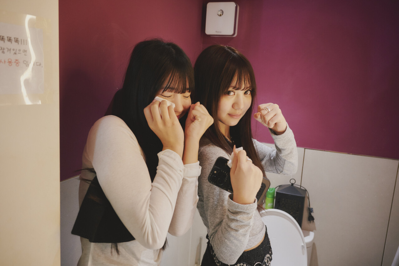 すっぴんになって準備万端⭐︎