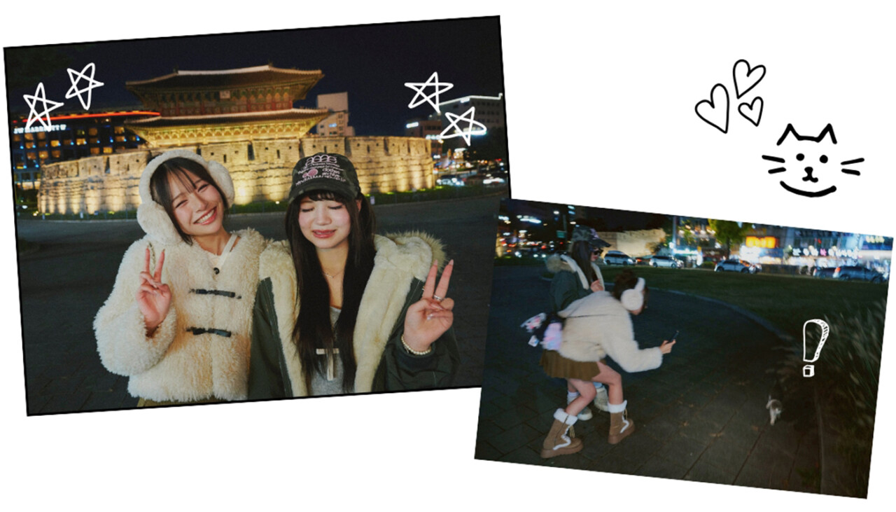 【せらもちゅ】オフ感満載な韓国ロケのオフショ公開♡