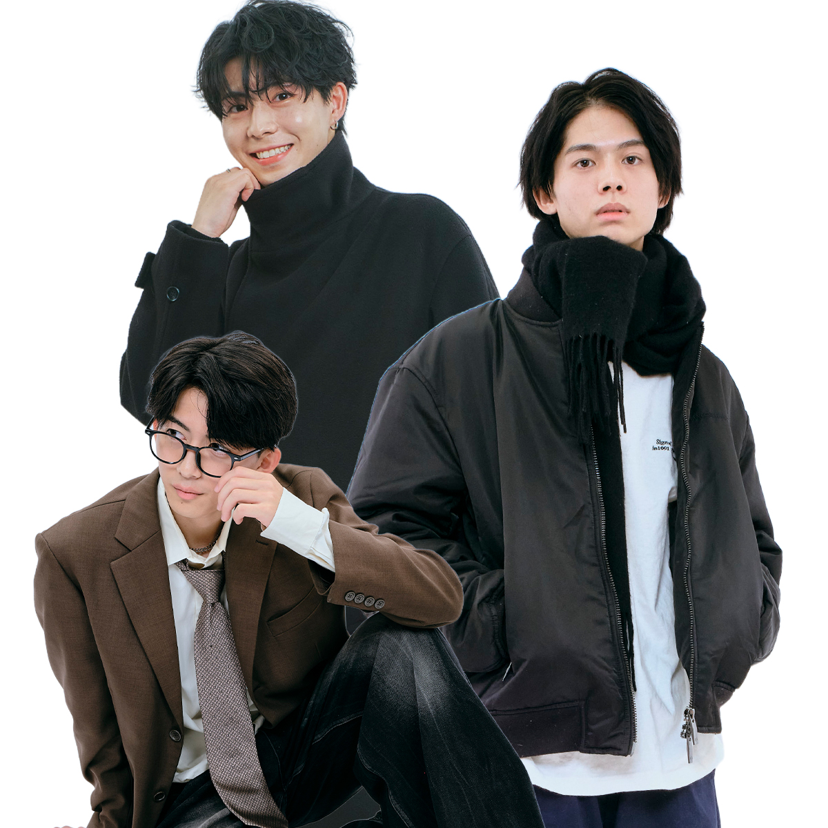 POPのメンズモデルのクリスマスデート私服スナップ♡