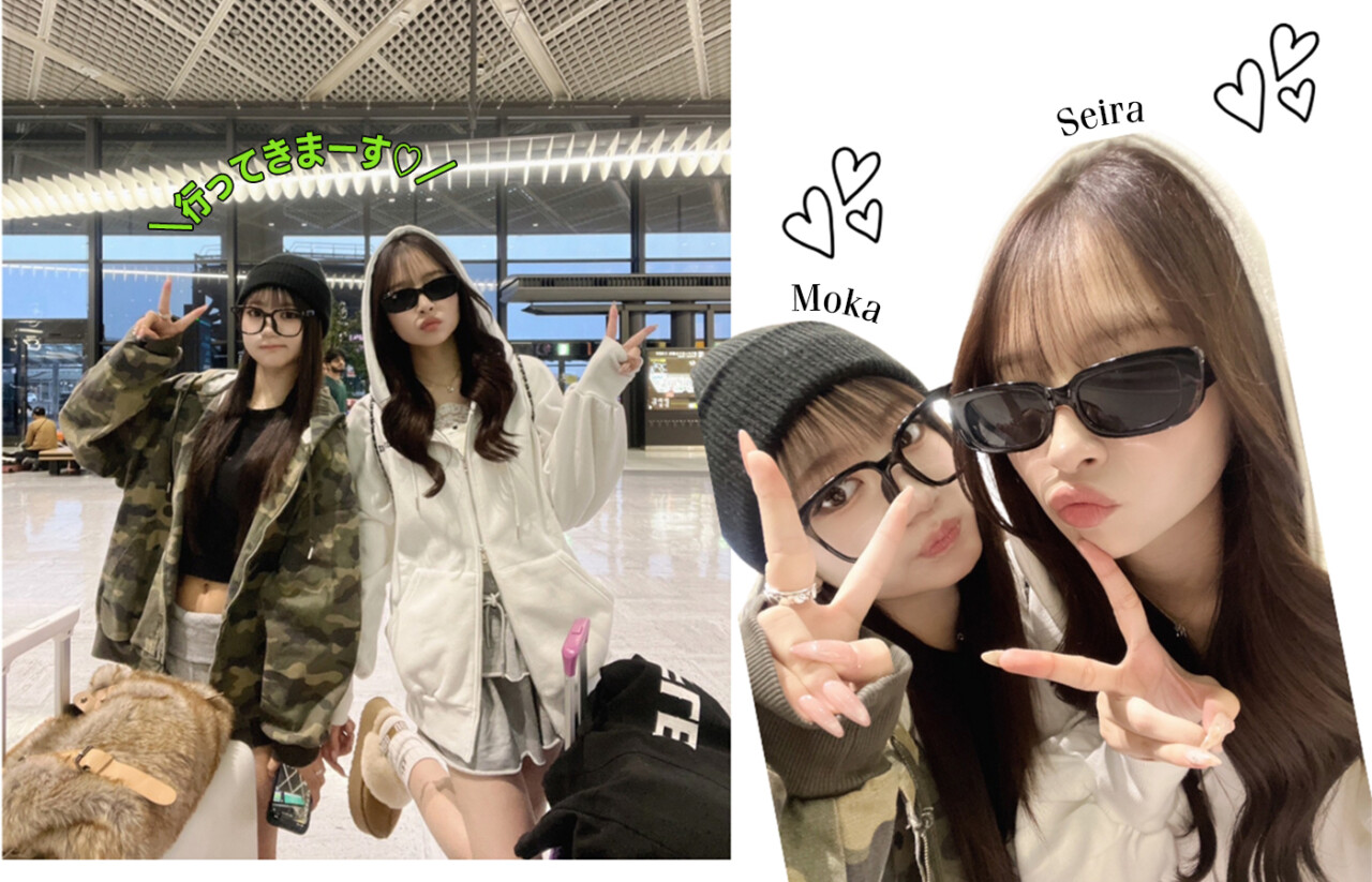 【せらもちゅ】オフ感満載な韓国ロケのオフショ公開♡