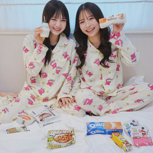 【JKの韓国旅行】韓国でコンビニチェック&おそろパジャマパーティを開催♡