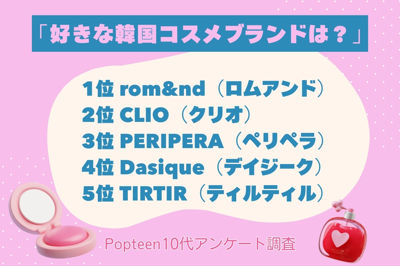 10代女子が選ぶ韓国コスメ人気ランキング【メイクアイテム編】