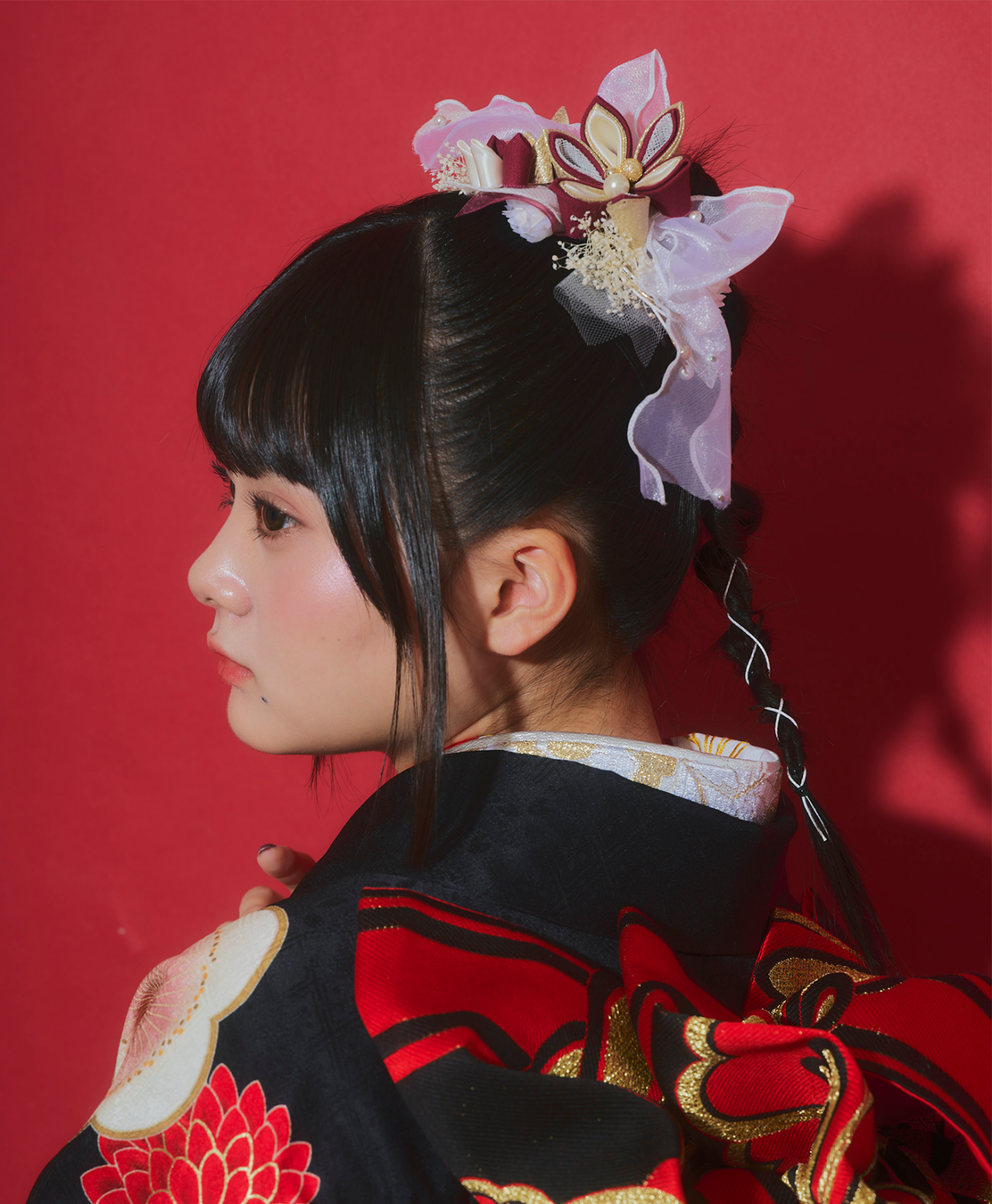 ① 王道アップヘア|きちんと感×華やかさ