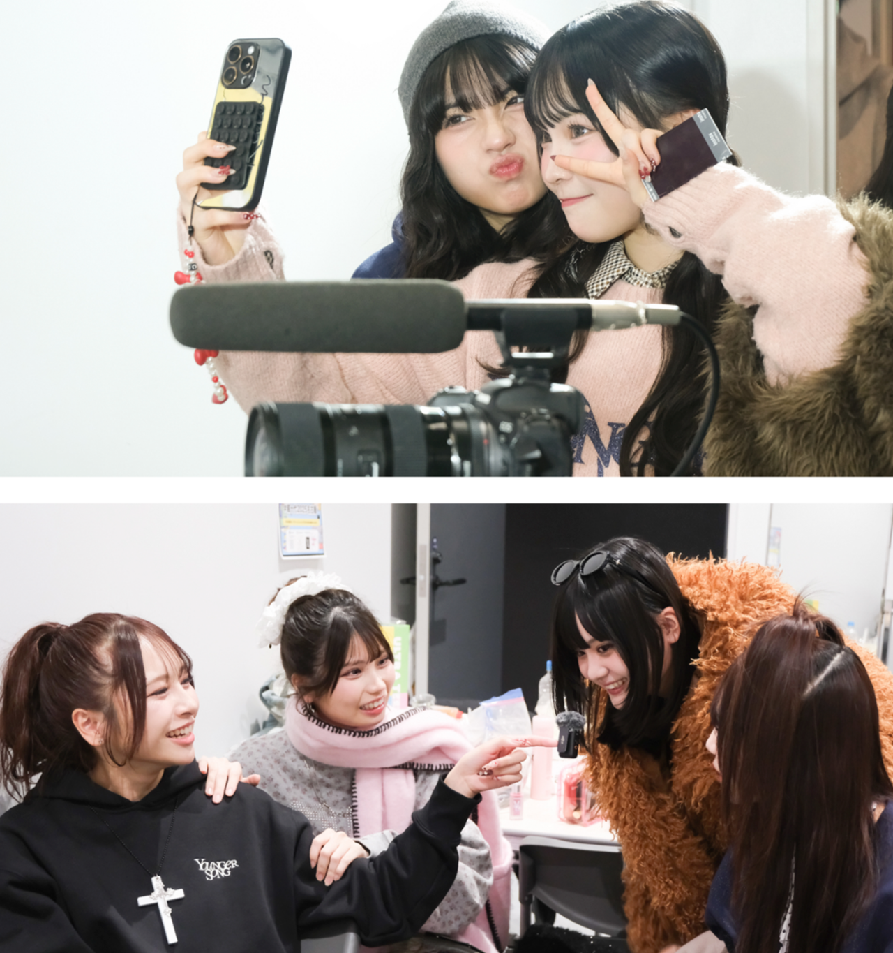 ステージ裏ではPOPモたちの意外な一面も!?