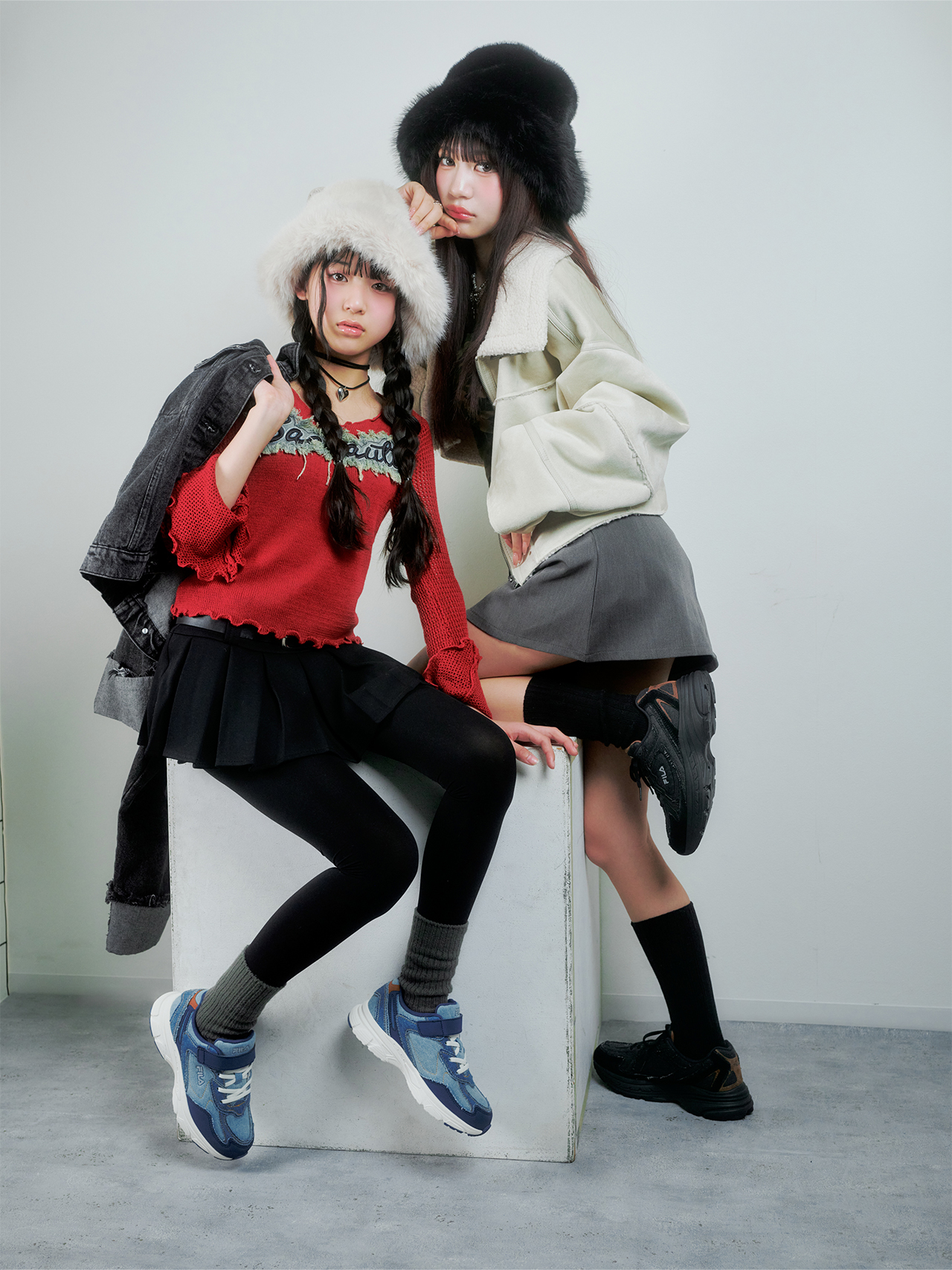 冬のキレイめコーデは、足元でカジュアルダウンするのが今っぽ!