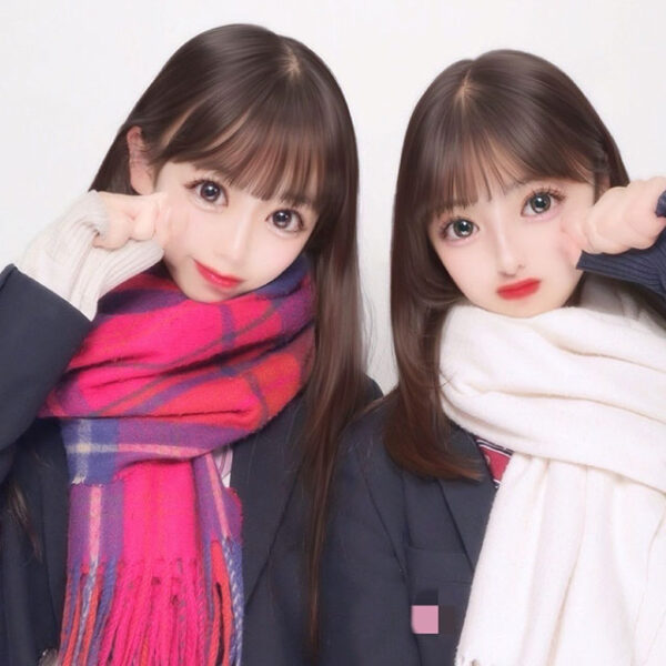 マフラープリに使えるポーズ10選♡可愛い撮り方＆落書きも紹介