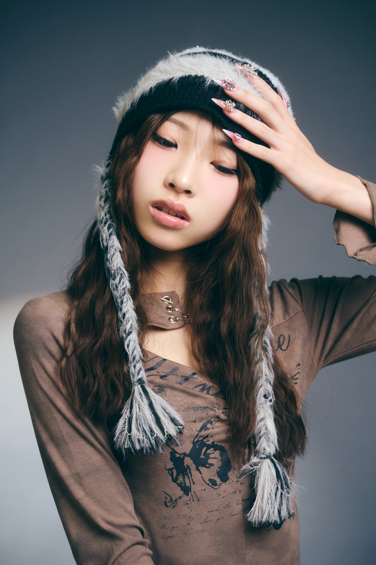 ブラック系帽子は定番であり！