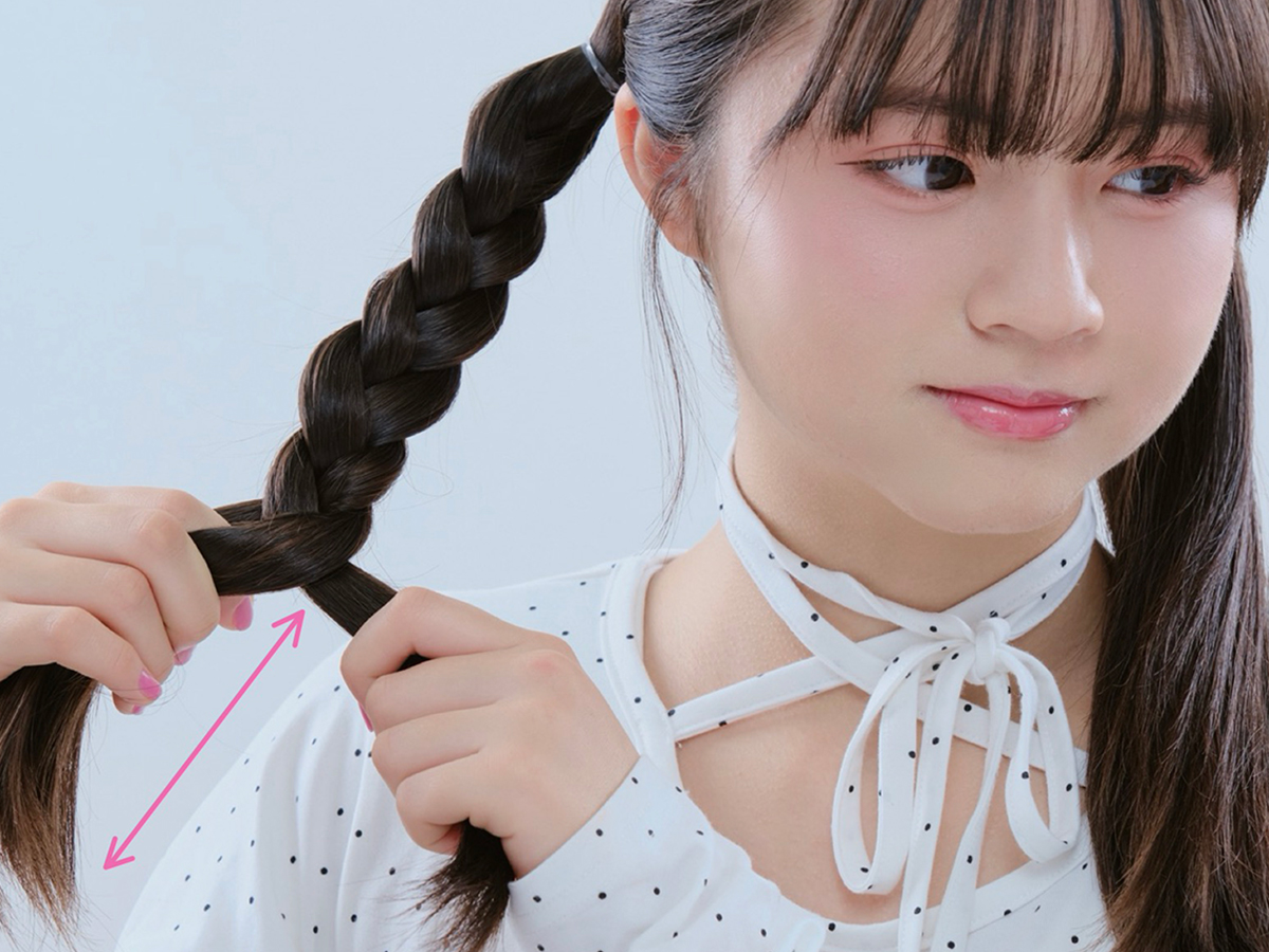 春の透明感と多幸感を演出♡
カチモリツインヘア-3