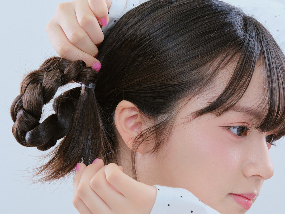 春の透明感と多幸感を演出♡
カチモリツインヘア-4