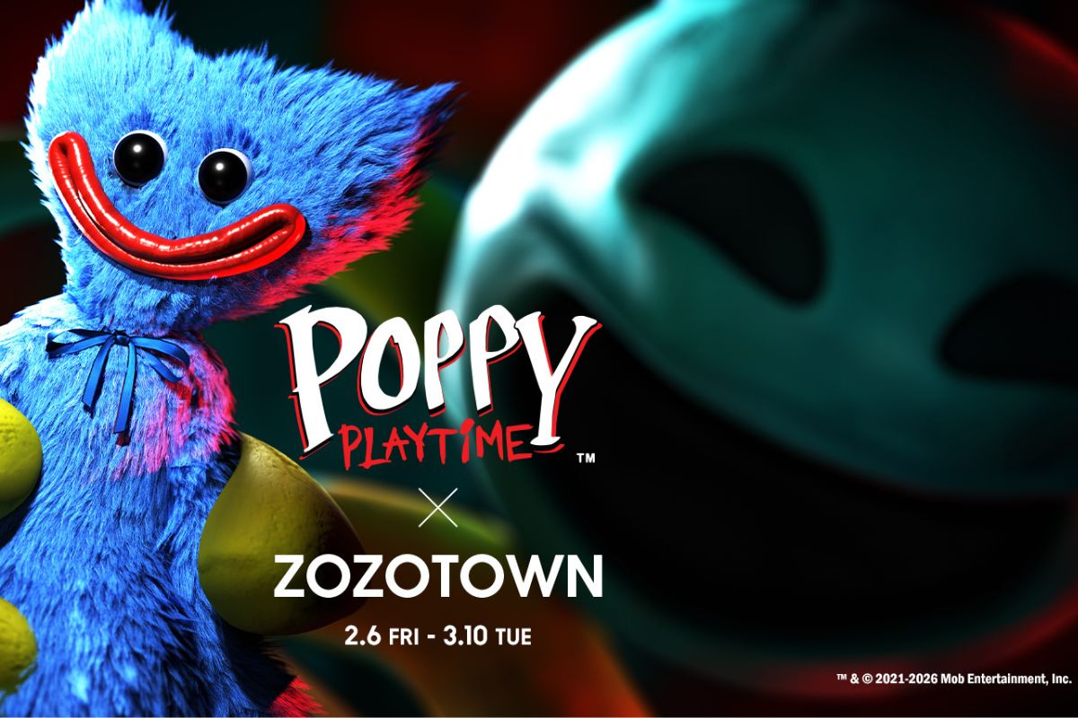 Poppy Playtime×ZOZOTOWNがコラボレーション！限定アイテムが受注発売開始