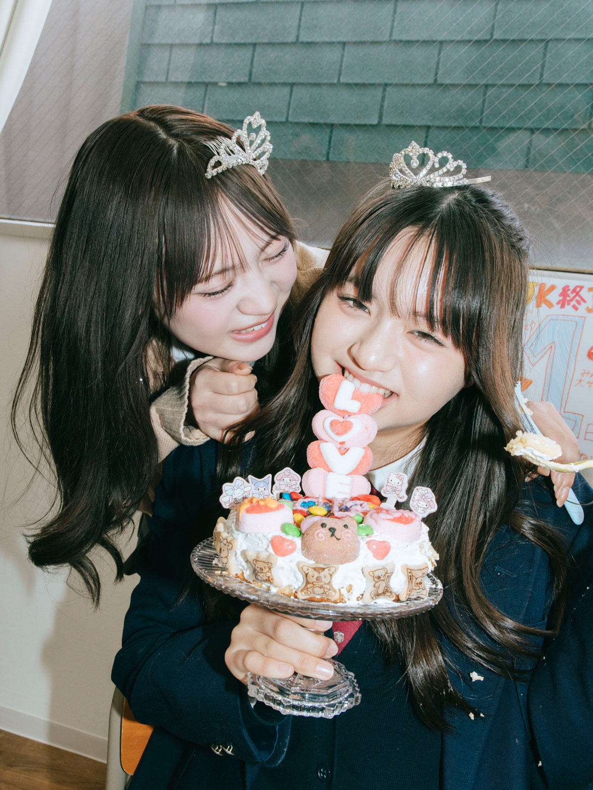 JKケーキはコンビニ材料でプチパーティー♪