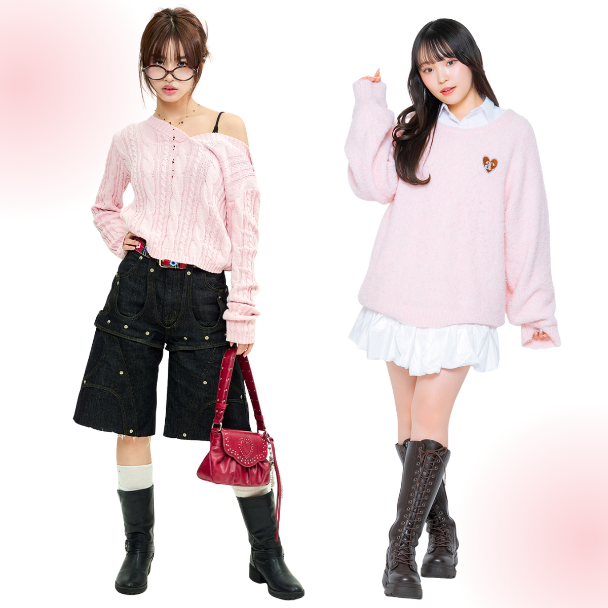 モデルのりある私服♡今春は「色カワ or 柄カワ」で脱・地味見え！