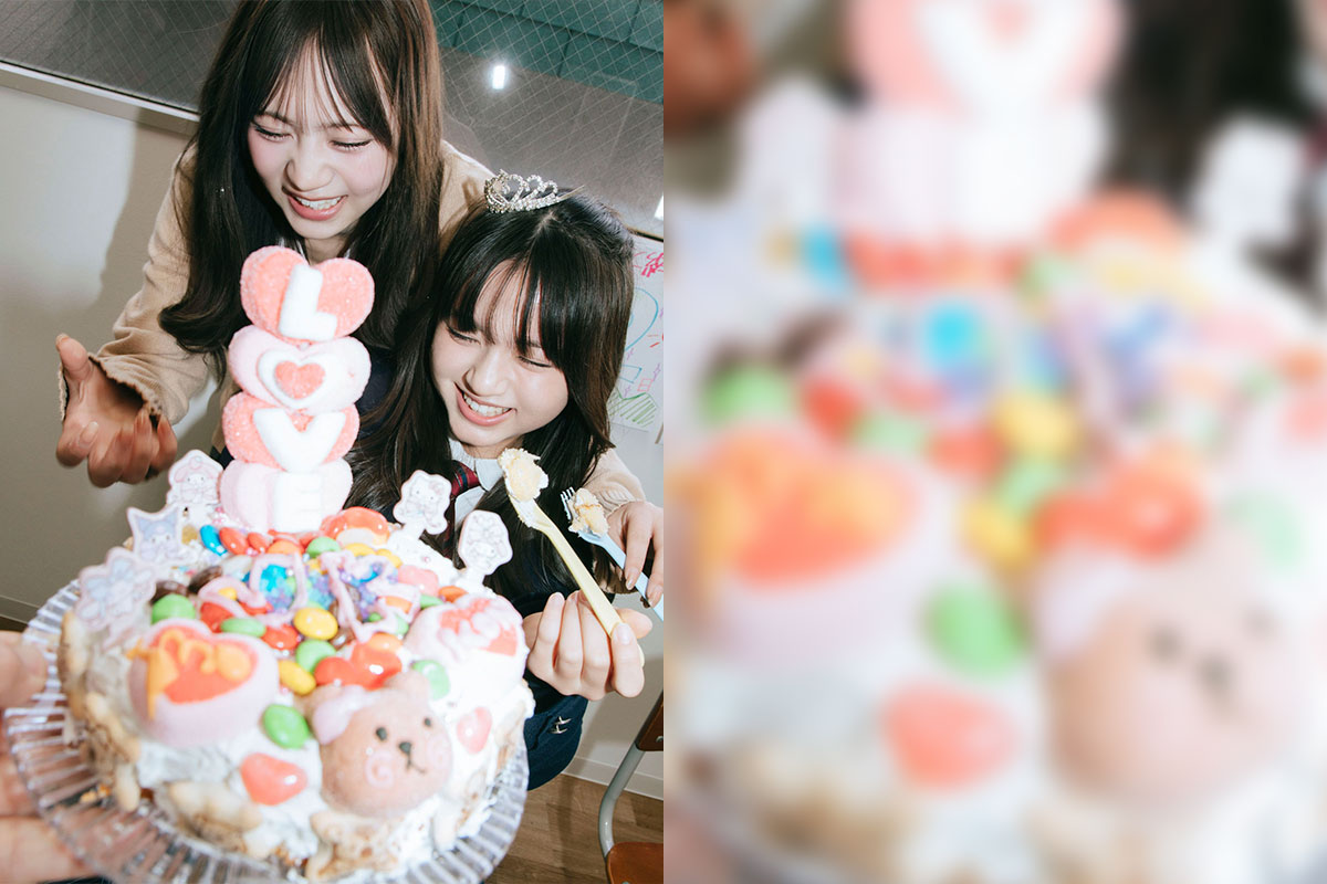 JKケーキはコンビニ材料でプチパーティー♪-2