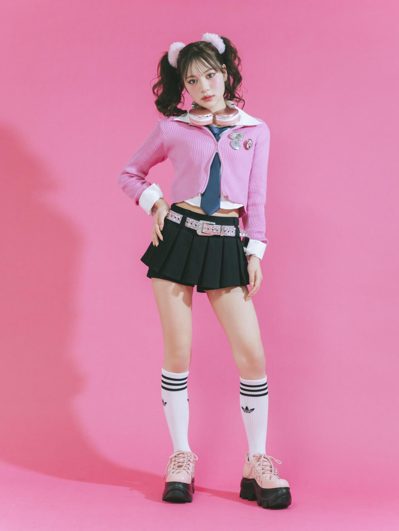 もちゅはY2Kっぽさ全開のハッピーギャル！